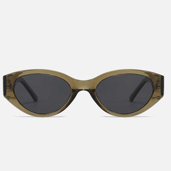 

fashion sunglasses frames new cat's eye small frame fashionable ins style niche men's women's sunglasses, White;black