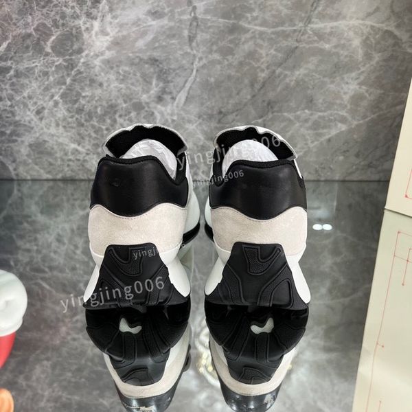 

new women designer quality sneakers white blak shoes brand sneaker leather rubber sole causal shoes2023, Black