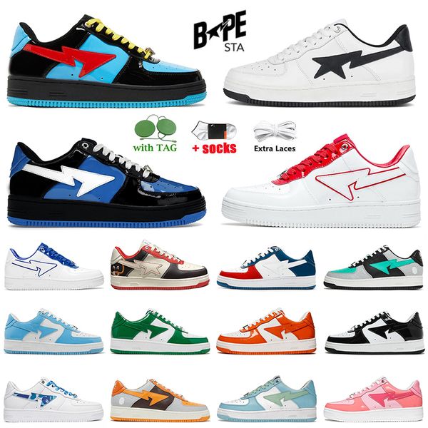 

bapesta bapestas baped sta designer casual shoes sk8 venoms men women black white pastel green blue suede pink mens womens trainers outdoor