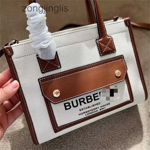 

new fashion new hands designer outlet handbags women tote handbag burbrerys messenger bag fashionable printed letter bag white 0sxk