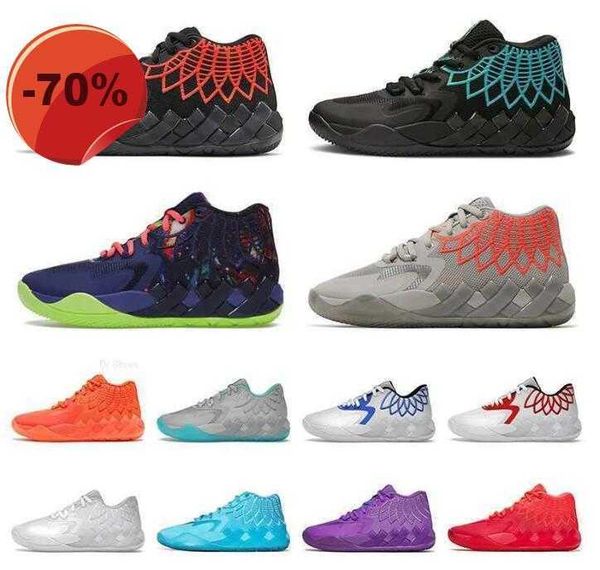 

ball lamelo 1 mb.01 men basketball shoes rick and morty rock ridge red queen not from here lo ufo buzz city black blast mens trainers 36-46