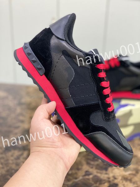 

2023 luxury platform mens casual shoes women travel leather lace-uptrainers sneaker cowhide fashion woman shoe flat lady sneakers, Black
