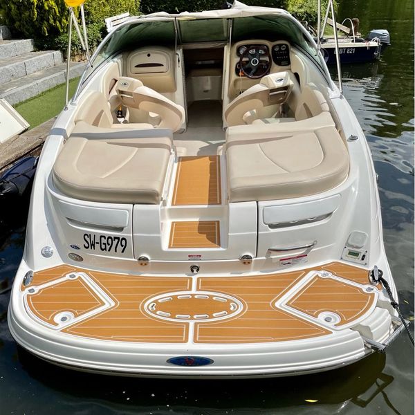 

2008 chaparral 236 ssi swim platform pad boat eva foam teak deck floor pad mat