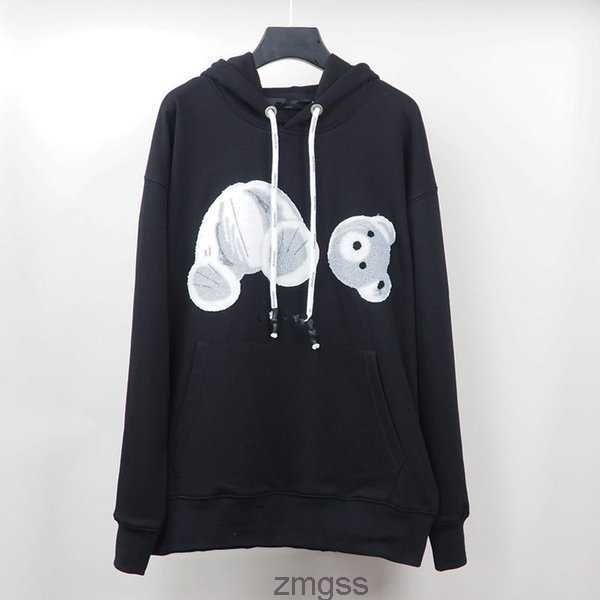 

broken new hoodie sale bear fashion sweatshirt teddy bear trendy terry explosion sweater style men and women size s-xl bhiv, Black
