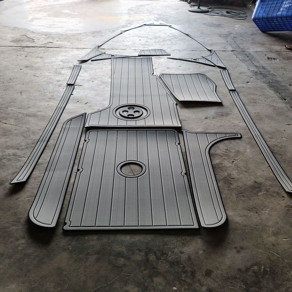

2014 malibu 22 mxz swim platform step pad boat eva foam faux teak deck floor mat