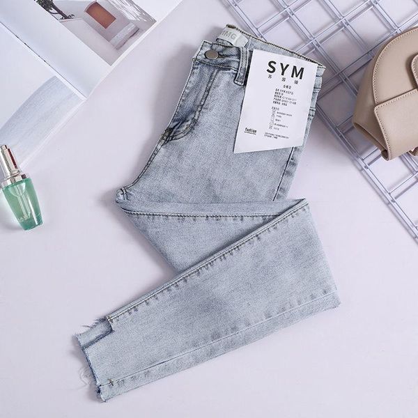 

jeans spodnie jeansowe damskie spodnie damskie o wysokiej talii elastyczne spodnie damskie spodnie pantalones vaqueros mujer, Blue