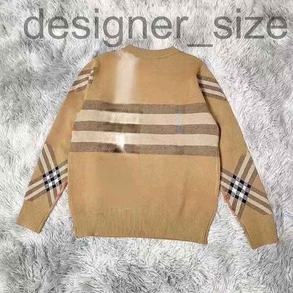 

men's sweaters designerwinter wool sweater men women jacquard sweaters burb designer sweater bby round-neck pullover coat tb stripe lon, White;black