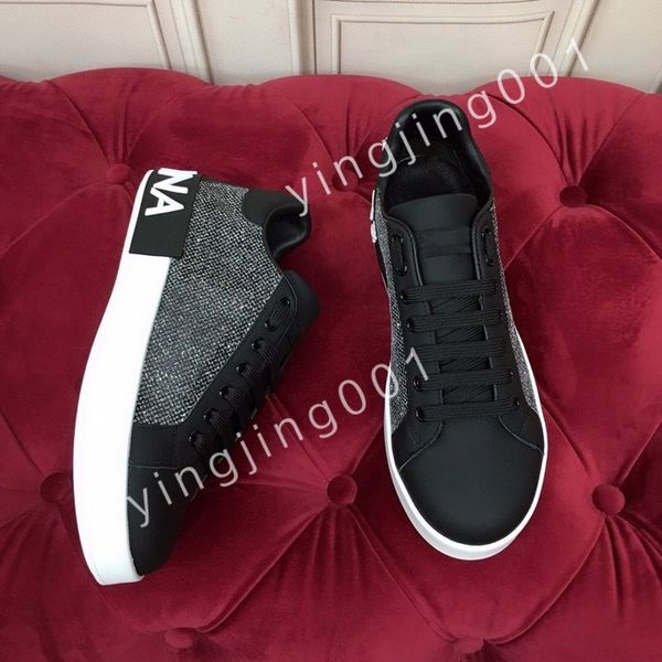 

new luxury fashion sneaker men causal shoes fashion woman leather lace up sneakers white black mens womens