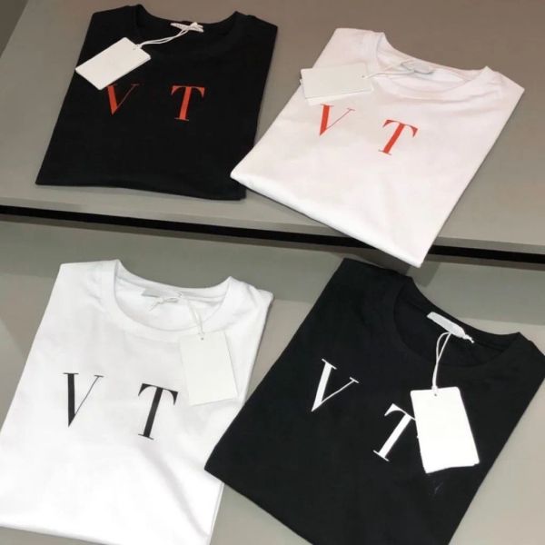 

fashion mens designer pattern print t shirts black style polos t-shirt men women short sleeve tees s-6xl, White;black