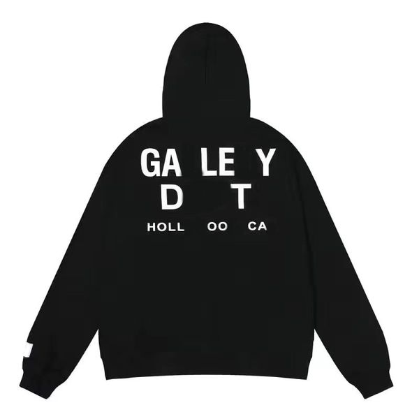 

men's hoodies galleryse depts women sweatshirts joint name hooded ovo hoodie hoodys polo designer limited splash ink graffiti printing, Black