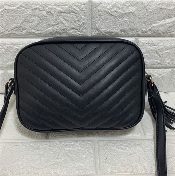 

Black Crossbody Shoulder Bags Designer Luxury bag Quilted Leather Textured Handbag topbags Fashion Chain phone bag card holder Wallet purse