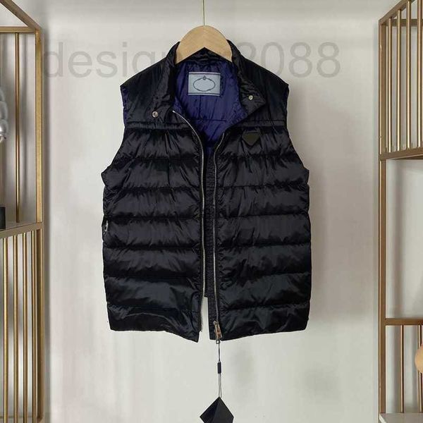 

men's vests designer vest luxury jacket slim triangle badge szfd, Black;white