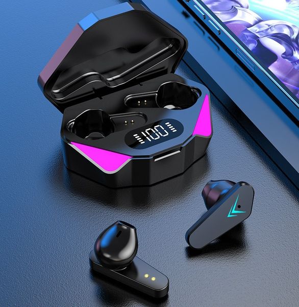 

mini tws stereo headphones noise cancelling led headsets 991d