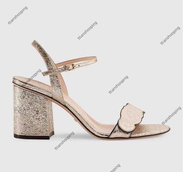 

luxury high heels leather sandal suede mid-heel 7-11cm women designer sandals highs heel summer sandals size 35-40 002, Black