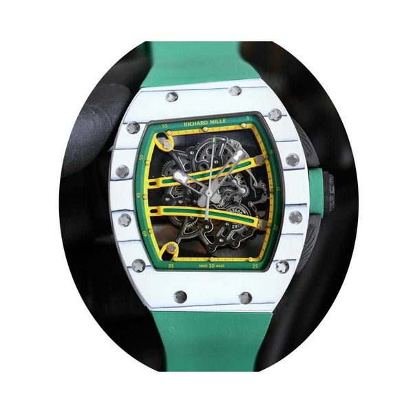 

luxurious aaaaa watch richa millies mechanicla watches skeltondesigner rm037-01 automatic mechanical ceramic 02 diamond, Slivery;brown