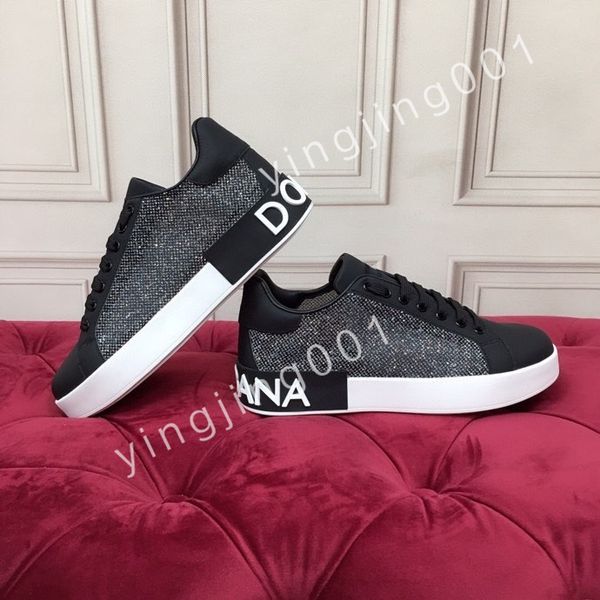 

2023 new luxury fashion sneaker men causal shoes fashion woman leather lace up sneakers white black mens womens