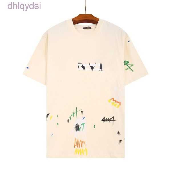 

shirt gal t lavin mens designer casual man womens tees hand-painted ink splash graffiti letters loose short-sleeved round neck opul, White;black