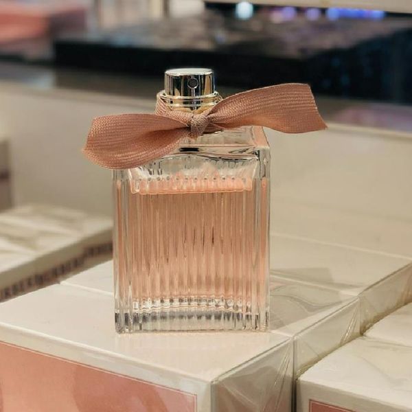 

pink glass bottles light fragrance floral and fruity women's perfume eau de toilette fast ship