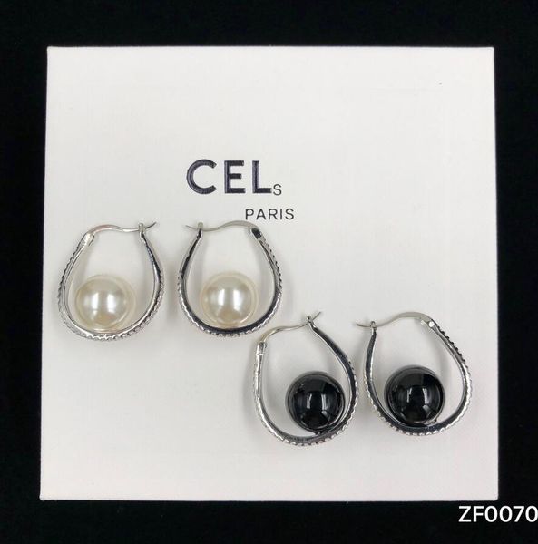 

chic elegant hoop earrings fashion designer engagement wedding party jewelry for women earrings dangle pearl earring eardrop, Golden;silver