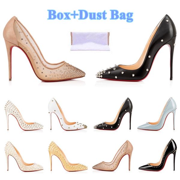

2023 dress shoes luxurys womens platform designers peep-toes sandals pointed toe reds sole 8cm 10cm 12 cm sneaker with box 35-44, Black
