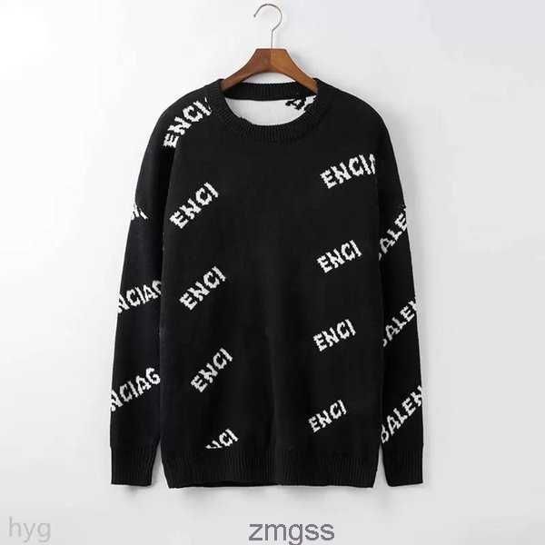 

classic designer sweaters retro 2022 mens luxury sweatshirt men arm letter embroidery round neck comfortable high-quality jumper fashion car, Black