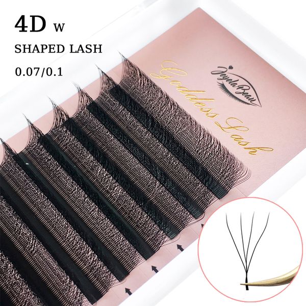 

makeup tools goddess 4d w shape lashes eyelash extensions natural soft individual handmade premade volume fans cilios 230425