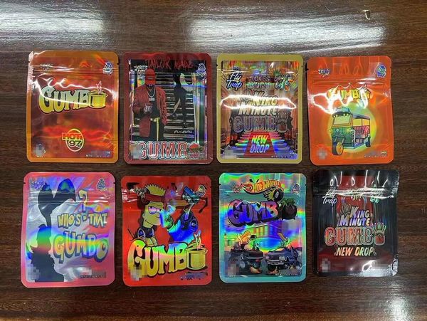 

mylar bags laser gumbo runty runtzs packaging bags food candy packaging bags