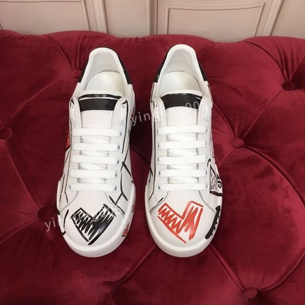 

new luxury brand designer men women casual shoes triple white black sneakers leather trainer printed platform trainers shoes2023