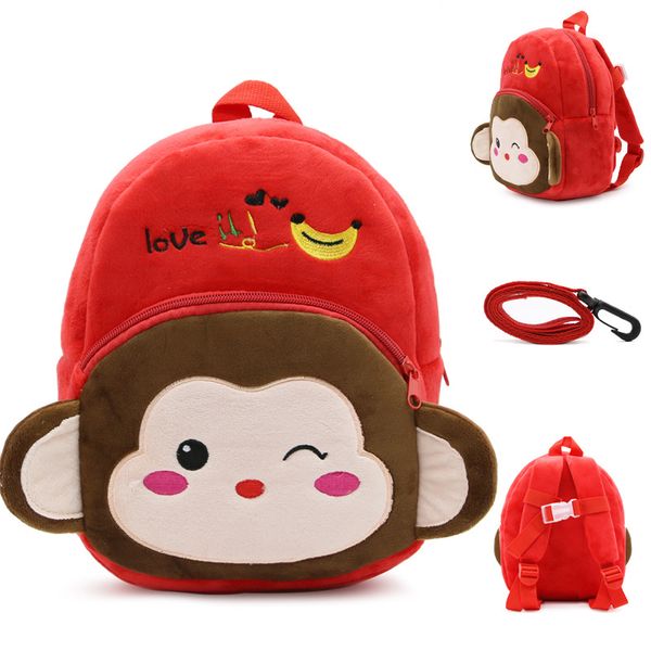 

cute 1-3 year old children's backpack, plush bag, baby backpack, early childhood education park cartoon backpack, baby play bag