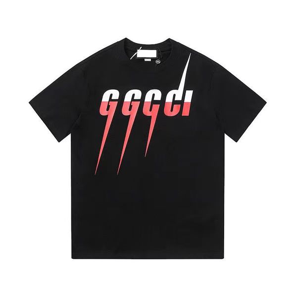 

men designer t shirt t shirt women summer round neck sweat absorbing short sleeves outdoor breathable cotton printed lovers' clothing, White;black