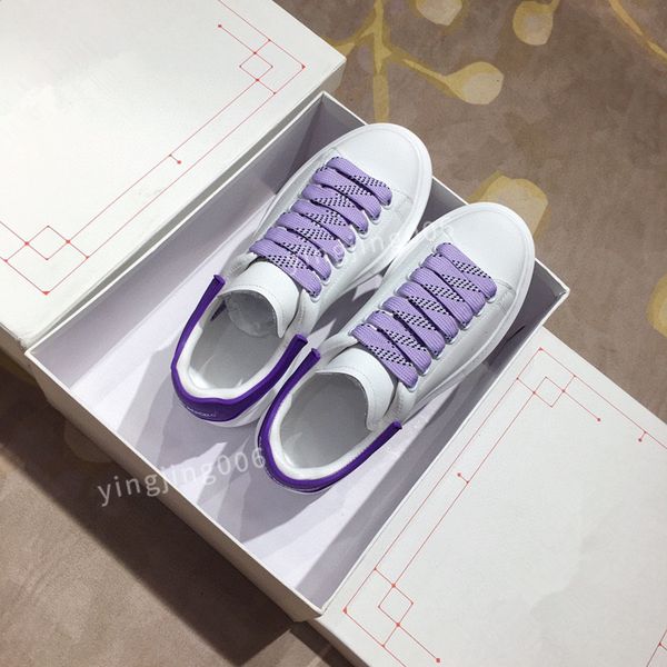 

new men quality designer sneaker casual shoes leather sneakers embroidered stripes white shoes flat platform walking sports trainers, Black