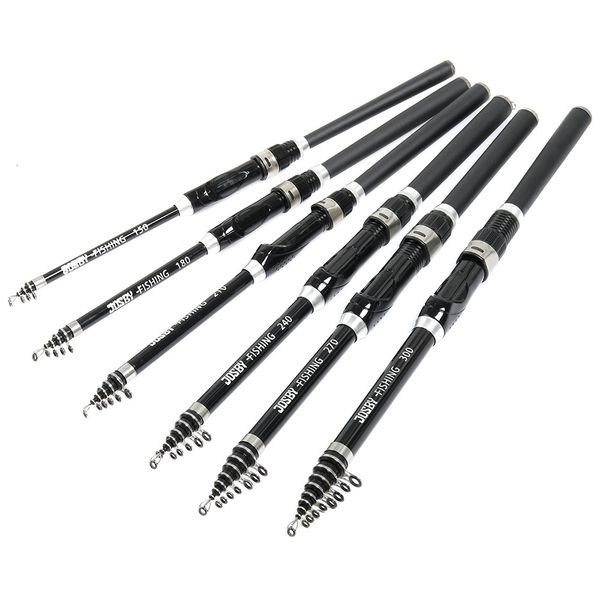 

boat fishing rods josby 15m 18m 21m 24m 27m 30m spinning telescopic frp rod for saltwater travel portable ultralight carp pole 230426