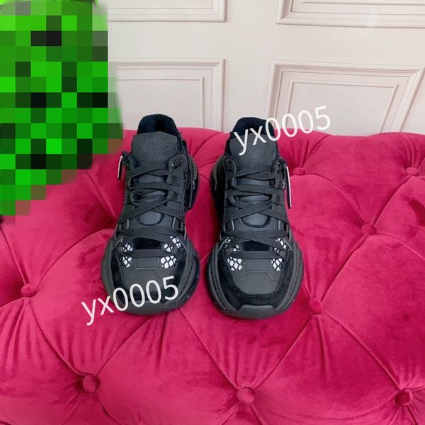 

new quality womens shoes leather lace up mens fashion platform sneakers white black mens women luxury casual shoes2023