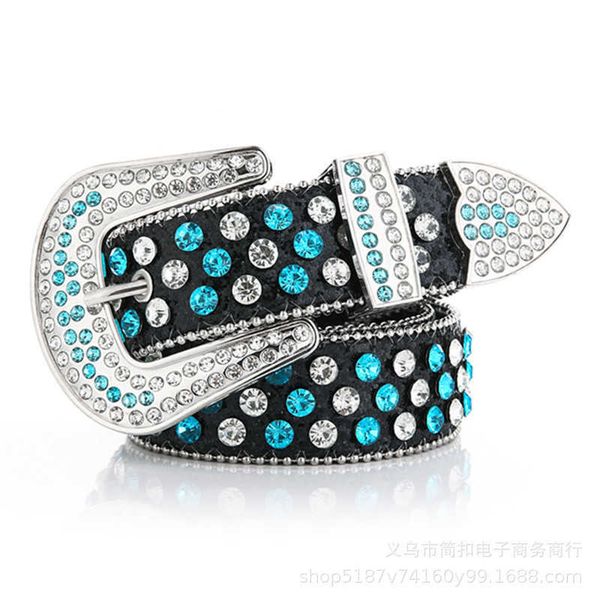 

suspenders new decorative women's diamond fashion versatile korean full inlaid pu wide crystal belt with diamond, Black;brown