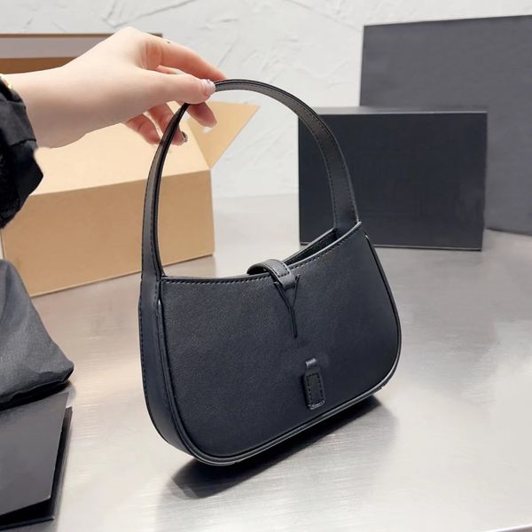 

shoulder bags 2023 woman mini plain bags shoulder tote bag designer bag luxurys handbags tiny handbag totes baguette fashion purse black/gol
