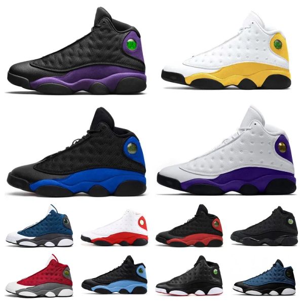 

2023 new jumpman 13 13s basketball shoes retro flint starfish obsidian gold glitte lucky court non-slip purple men women outdoor sports trai, Black