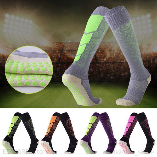 

men's socks 2020 new non-slip over the knee football socks sports training football socks sports socks compression stockings t230426, Black