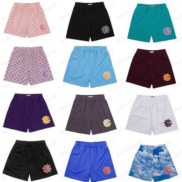 

men's shorts eric emanuel ee basic basketball shorts designer brand york city skyline fitness sweatpants fanshion summer workout breath, White;black