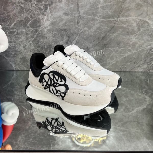 

2023women designer quality sneakers white blak shoes brand sneaker leather rubber sole causal shoes, Black