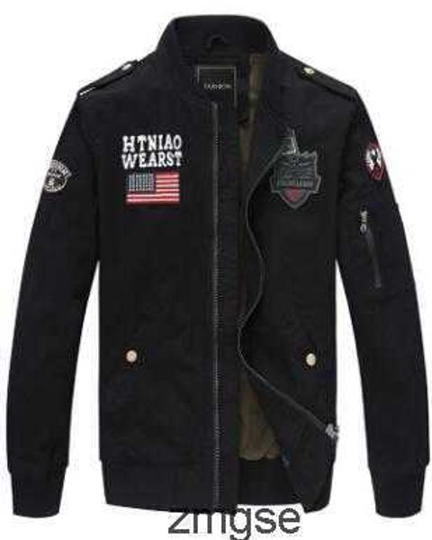 

size men army jackets 6xl plus outerwear embroidery mens jacket 55bm, Black;brown