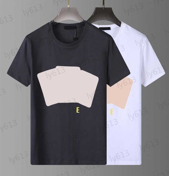 

fashion designer mens t-shirts summer male classic luxury casual loose square figure print round neck short sleeve shirts 2 colors asian siz, White;black