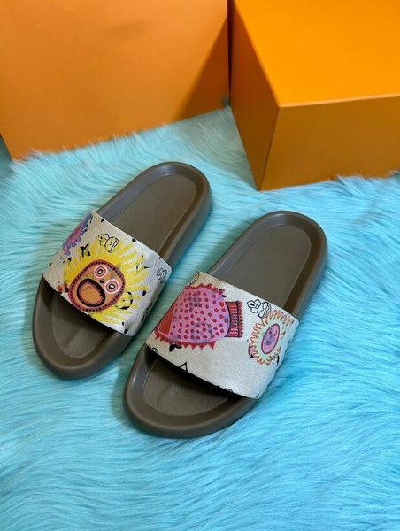 

2023 designer slippers men woman slider vermillion mineral blue onyx pure sandals slide slipper foam ochre runr bone resin clog desert arara, Black