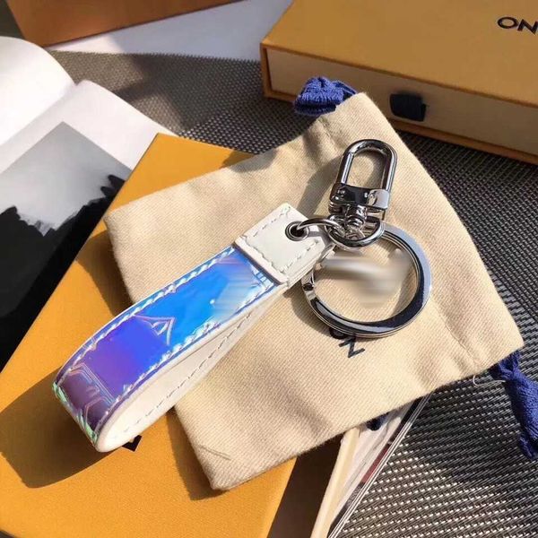

high-end designers keychain old flower pendant couple letter keychains bag exquisite pendant luxurys key chain fashion, Silver