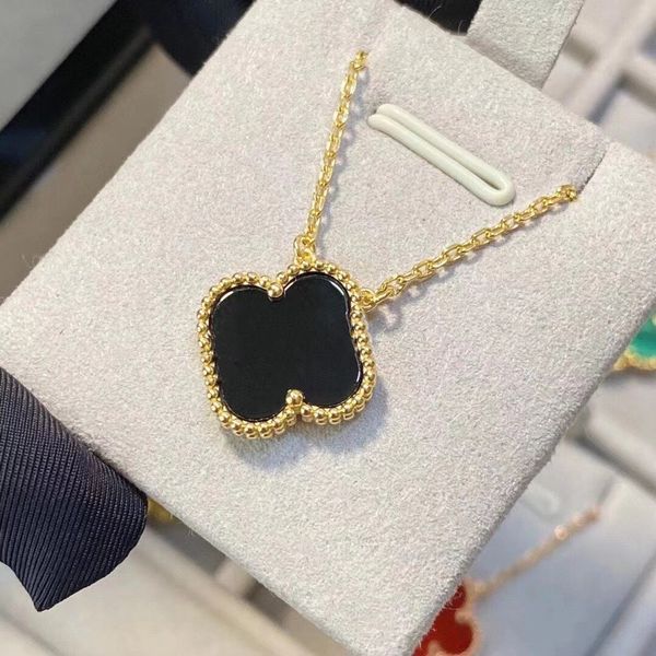 

flowers chokers designer pendant necklaces van clover brand trends woman fashion jewelry women gold necklace cjeweler four leaf, Silver