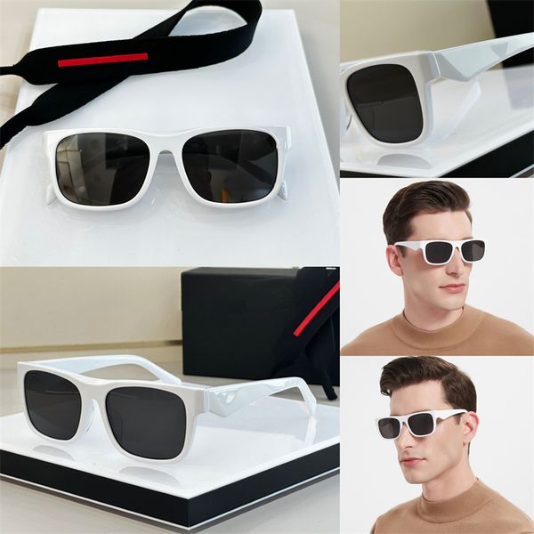 

luxury designer sunglasses for women men summer sps22z style anti-ultraviolet plank square frame fashion sports and leisure sunglasses have, White;black