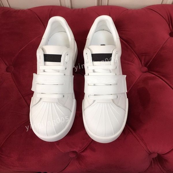 

2023women casual shoes fashion genuine leather trainers sneakers runway platform wedges round lace up mens loafers, Black