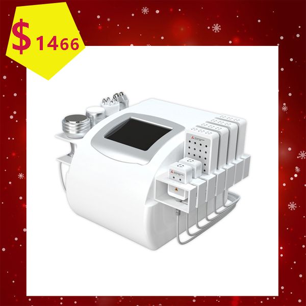 

vacuum rf therapy slimming liposlim low level laser cold machine head handle treatment cavitation radio frequency 6 pcs lipolysis pads for b