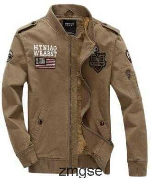 

army jackets plus size 6xl men outerwear embroidery mens jacket aroa, Black;brown