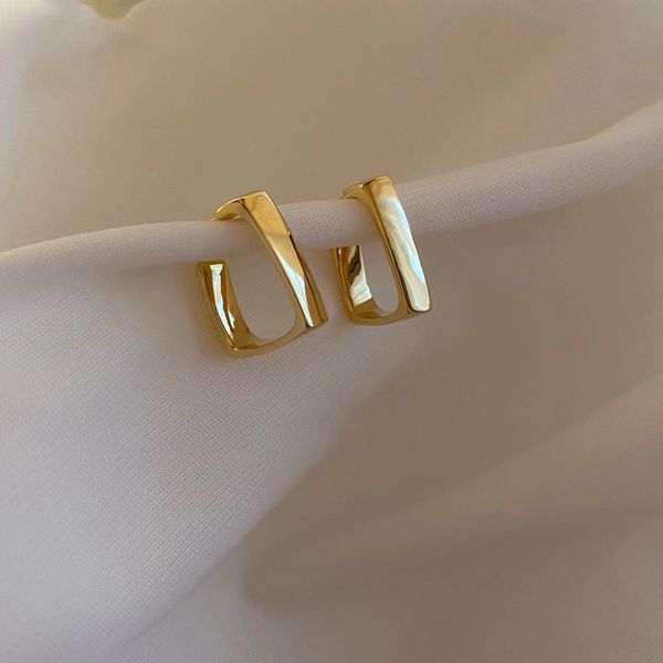 

gold earrings titanium steel fashion earrings for women, Golden