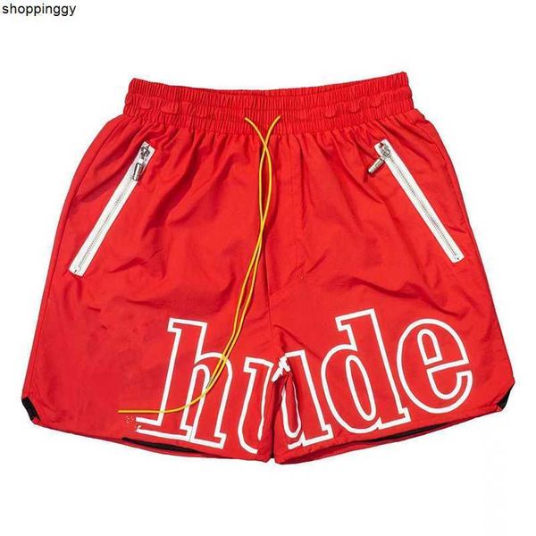 

shorts swim designer swiming blue black size xl letter rhude designers, White;black